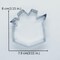 Gift Box Present Cookie Cutter 3.1" Wide x 3.2" Tall x 1" Deep Stainless Steel